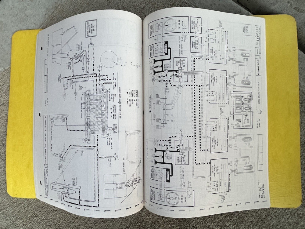 Mcdonell Douglas DC-9 Series 30 System Schematics Manual Older Copy