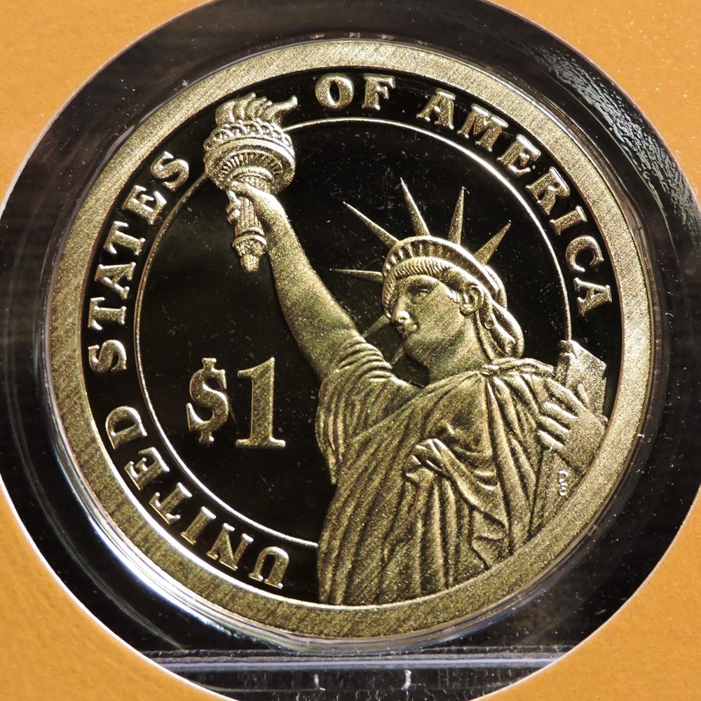 2009 S Proof President William H Harrison Dollar