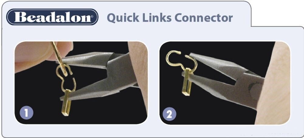 Quick Link, 60 MEDIUM Silver Plated Connectors to Connect Links for Chain & More