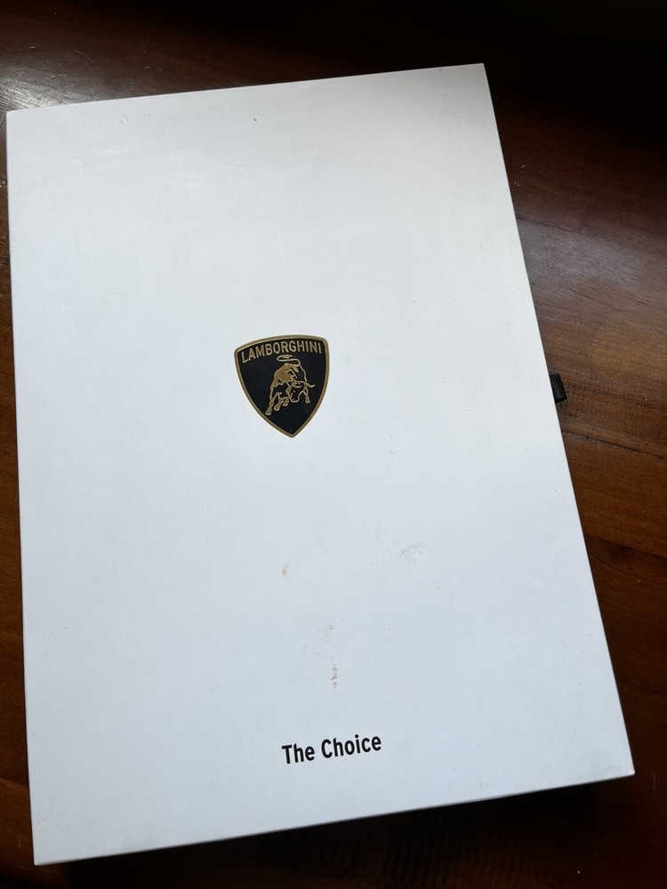 Lamborghini "The Choice" - GENUINE - Large White Presentation Box - Empty Box