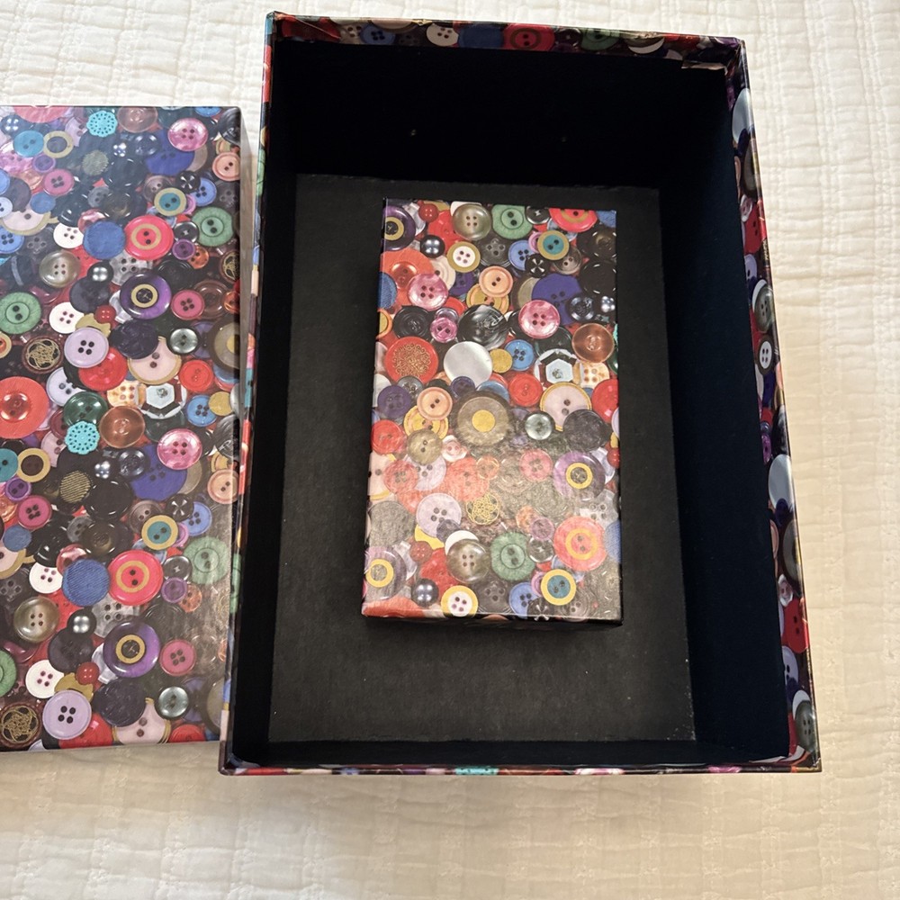 Storage Boxes(2), Assorted Buttons And Vintage Sewing Box.