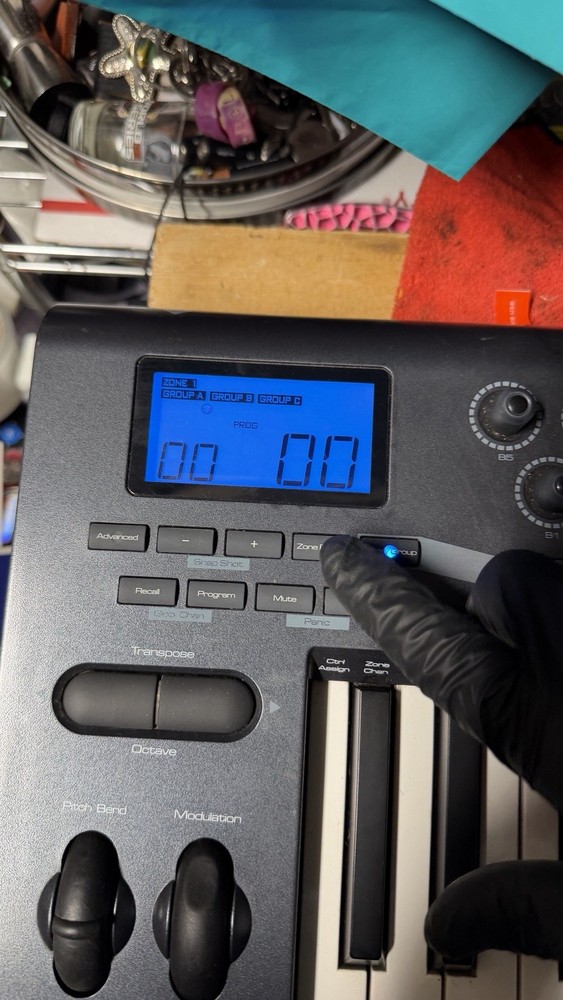 M-Audio Axiom 25 USB MIDI Keyboard Controller Partially Tested