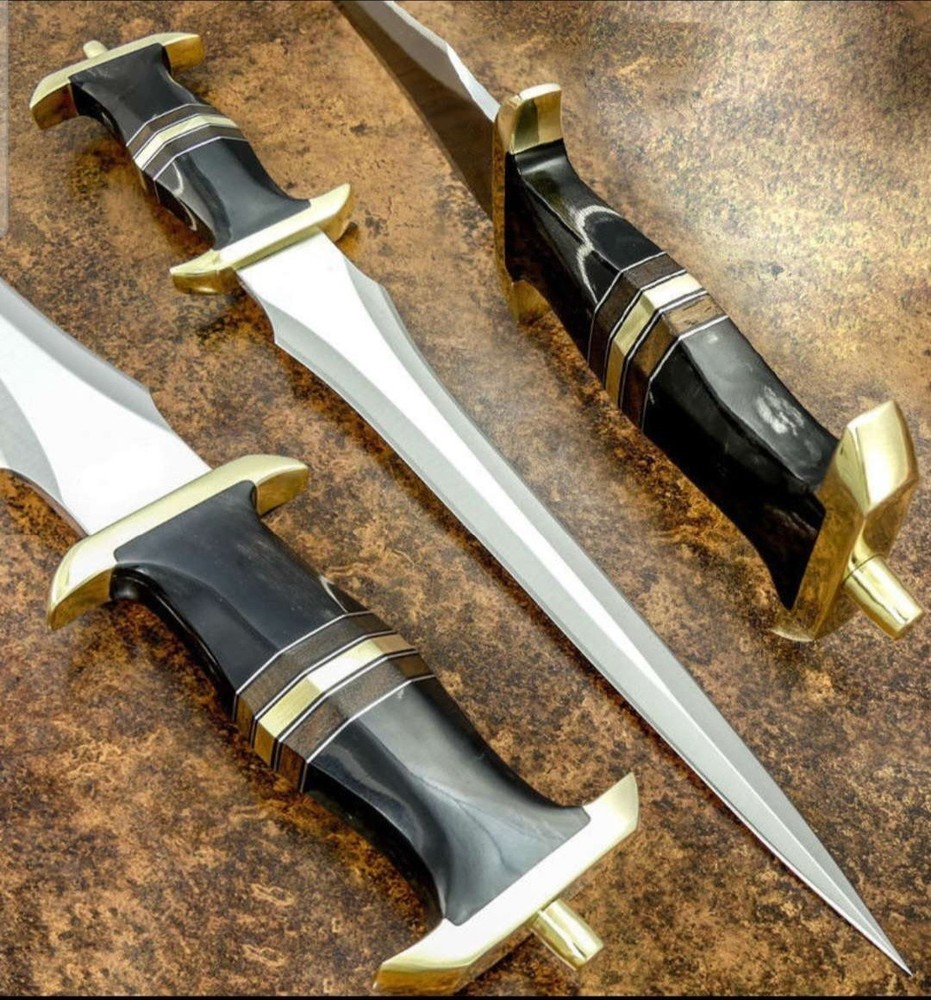 CUSTOM D2 STEEL HANDE MADE DAGAR KNIFE ......