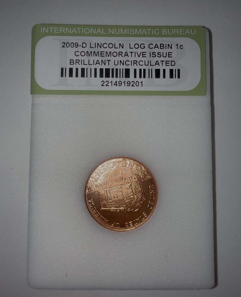 2009-D Lincoln Log Cabin Penny