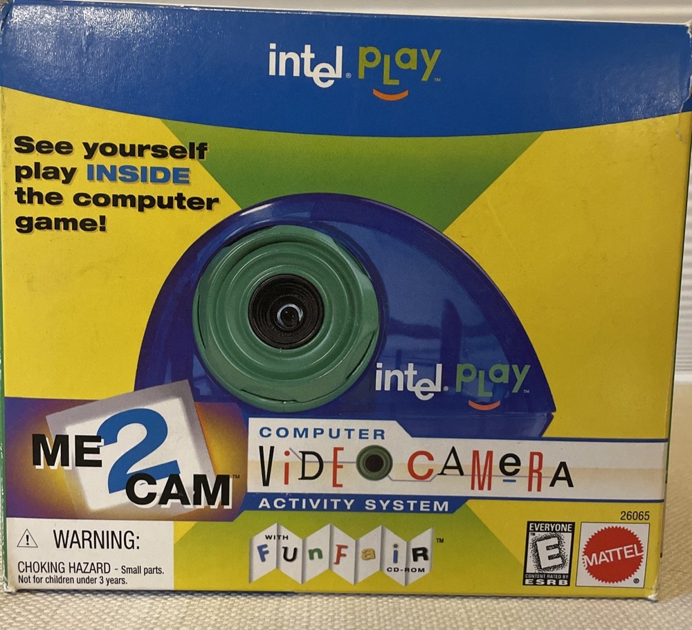 Genuine Mattel Intel Play Me2Cam Computer Video Camera **READ**