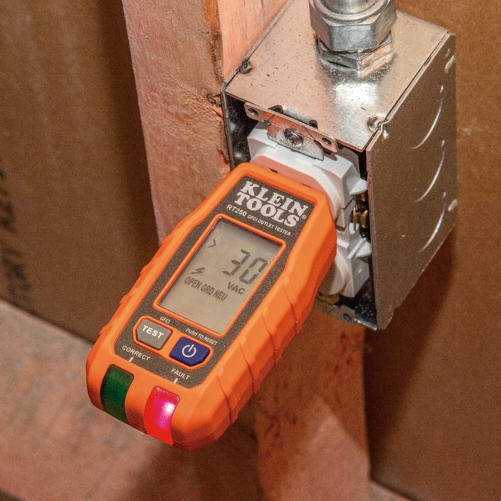 Complete Electrical Testing Kit: Klein Tools Multimeter, GFCI, & Voltage Tester
