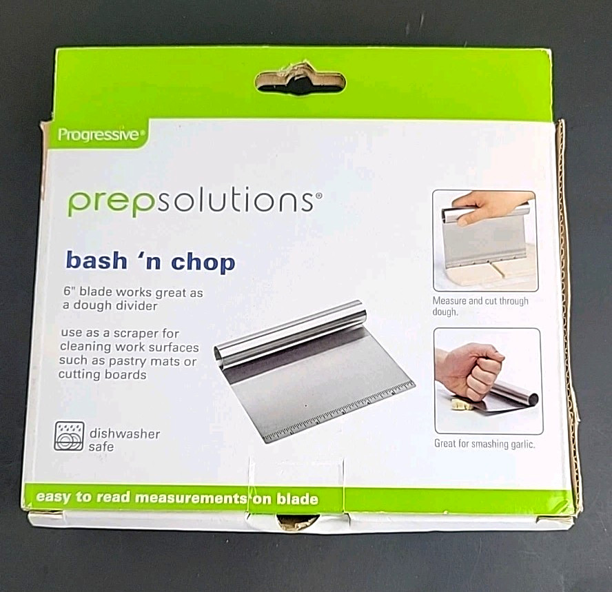 Prep Solutions® Bash 'n Chop Stainless Steel SCOOPER Kitchen Tool - NEW