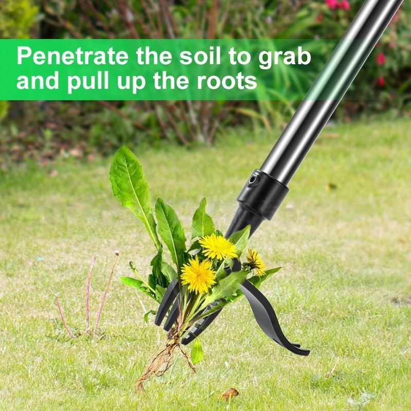 Weed Puller Tool Head, Manual Weed Remover Claw, No Pole, Root Remover for Lawn