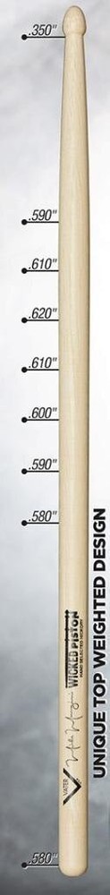 Mike Mangini Wicked Piston Drum Sticks Pair