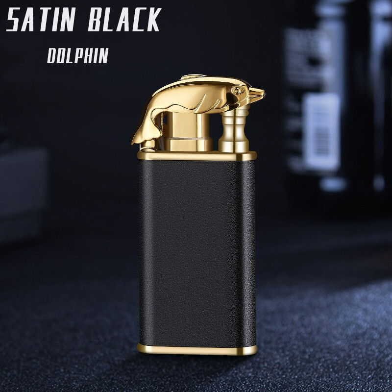 Cigar Lighter Double Fire Torch Jet Windproof Creative Refillable