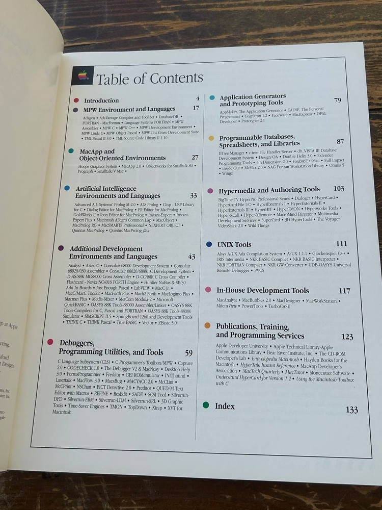 Apple Macintosh Development Tools & Languages Guidebook Fall 1989