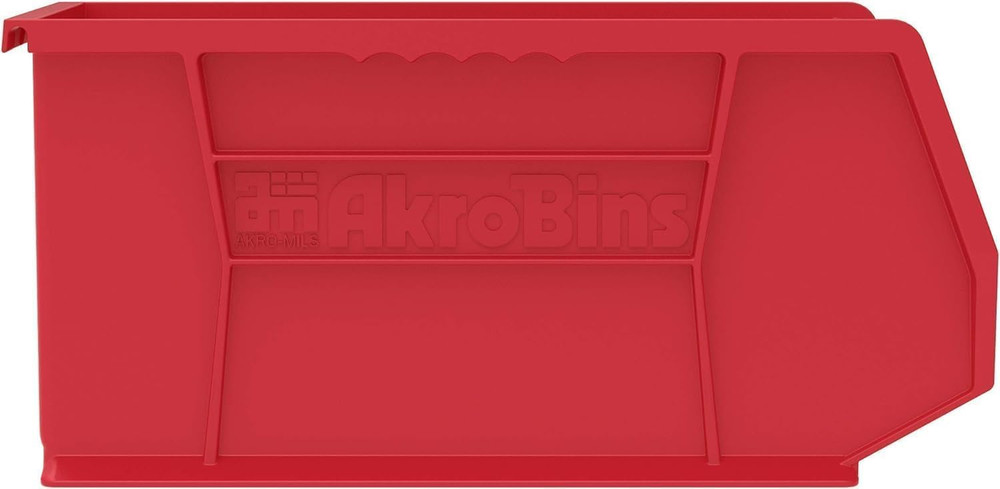 30240 Akrobins Plastic Storage Bins, Space-Saving Stackable Bins for Garage, Pan