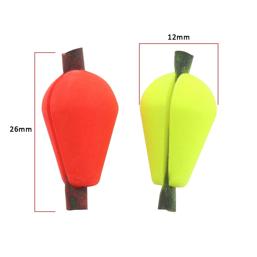 20 PCS Float Foam Fly Fishing Float Strike Indicator, Water Drop Bobber, Accs