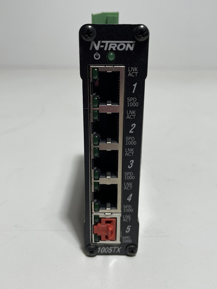 Red Lion N-TRON 1005TX Ethernet Switch