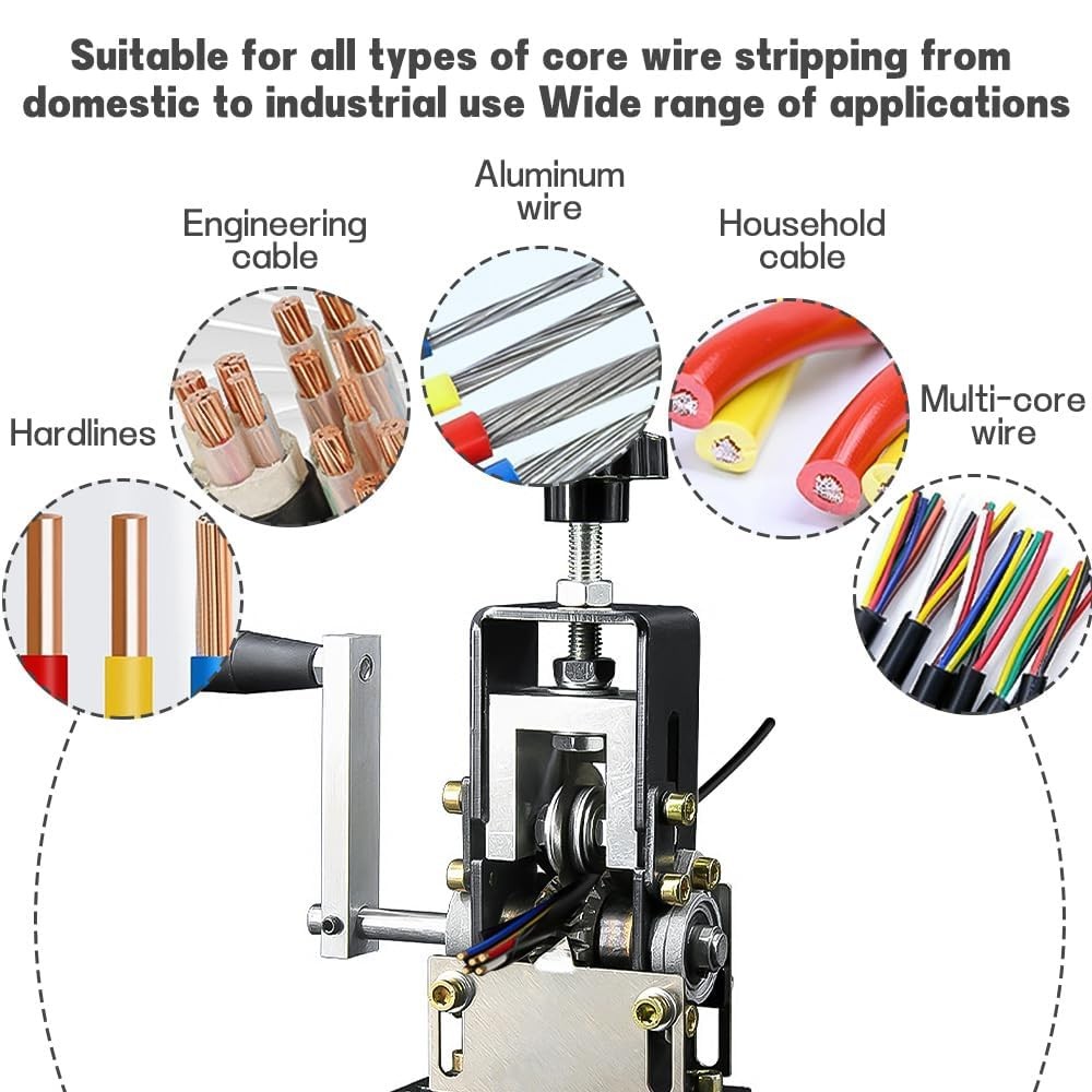 Automatic Copper Wire Stripper Machine,Pelador de Cable Electrico, Drill Powered