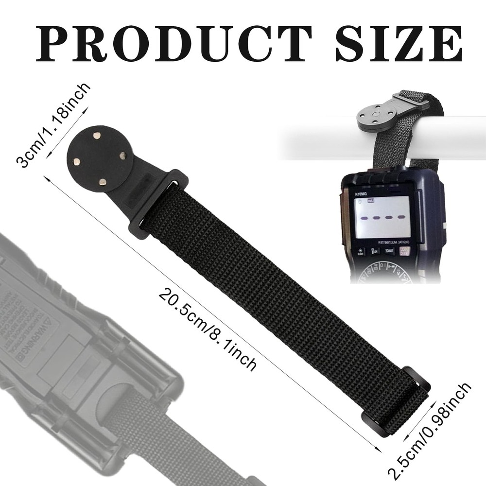Multimeter Magnetic Hanging Strap,Multifunctional Strap Kit black