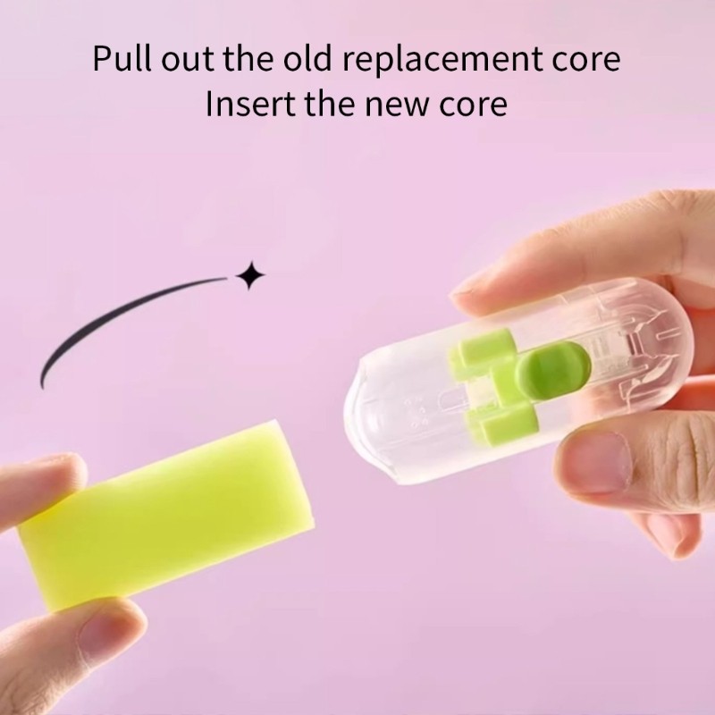 4Pcs Candy Color Push Pull Eraser Sliding Retractable Eraser for Kids Drawing