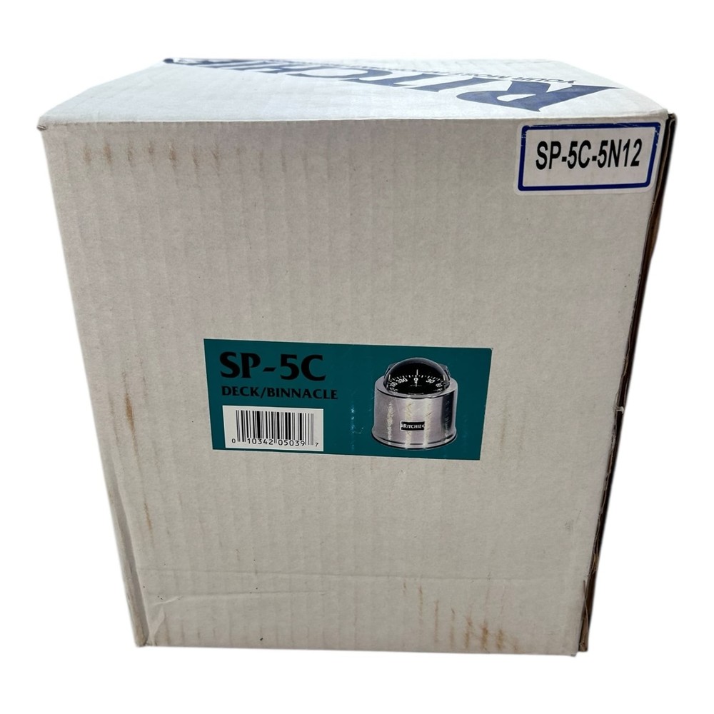 Ritchie SP-5C, Globemaster Deck / Binnacle Mounted Compass, Stainless