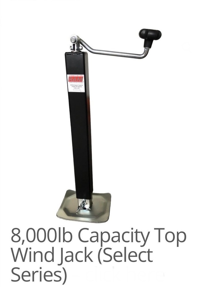 RAM 8,000lb Capacity Top Wind Jack (Select Series)