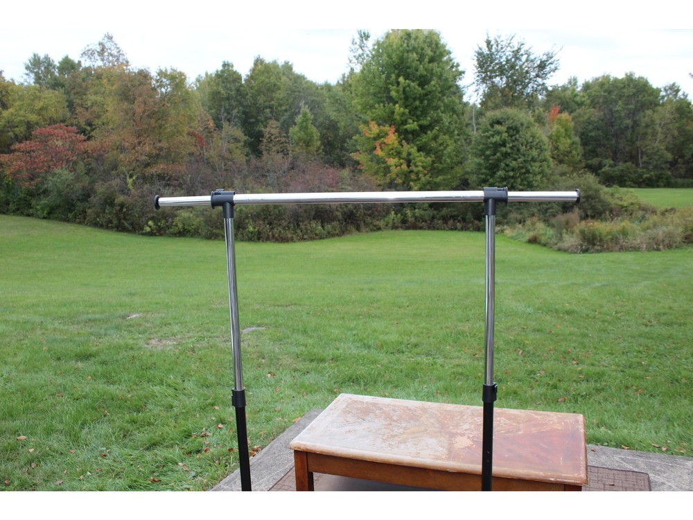 Plastic base Light Duty Garment Rack on Wheels