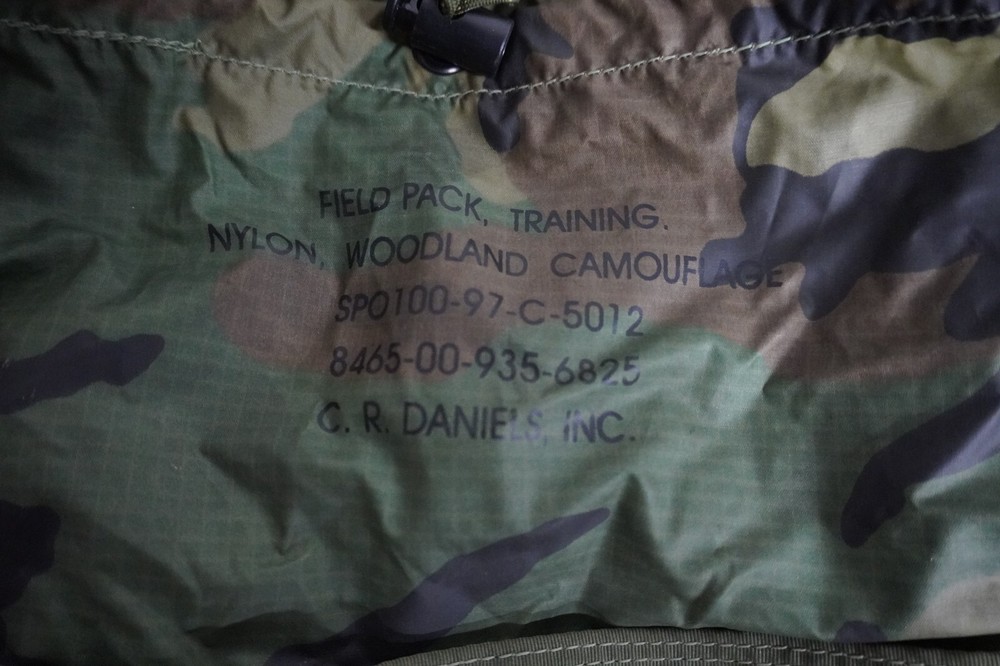 Military Woodland Training Field Pack