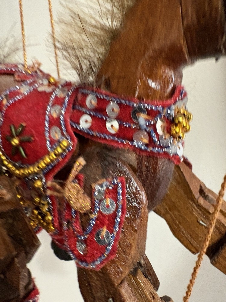 Marionette Horse from Peru Handmade