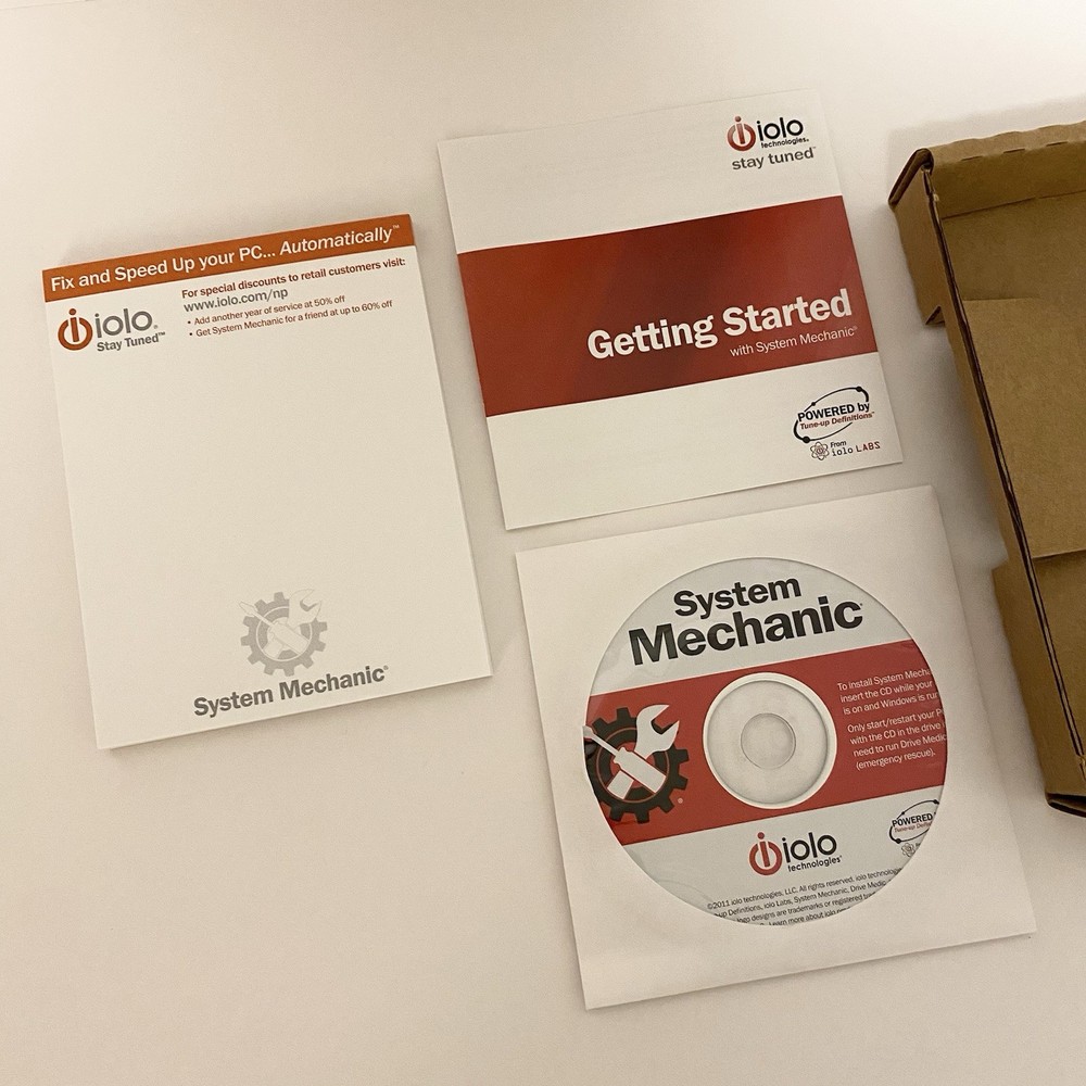 IOLO System Mechanic Shield PC computer Tune-up Software