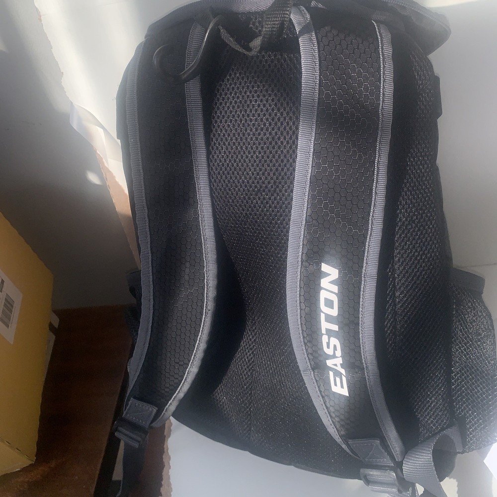 Easton Softball Baseball Bat Backpack Bag Black/Grey EUC