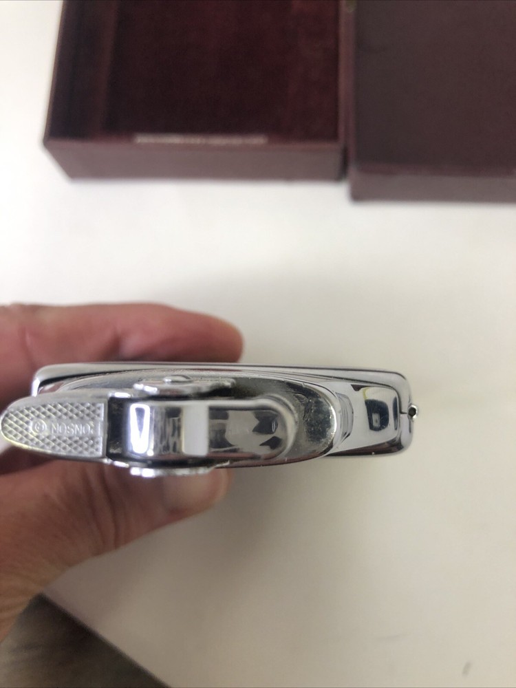 RONSON Mastercase Vintage Lighter And Cigarette Holder In Org Pkg