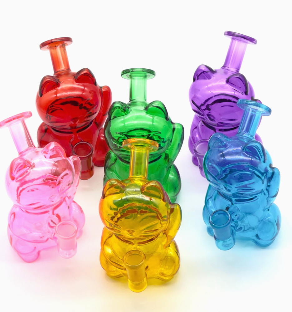 Mini 5 Inch  Water pipe bong kitty Style Hookah Pipe .