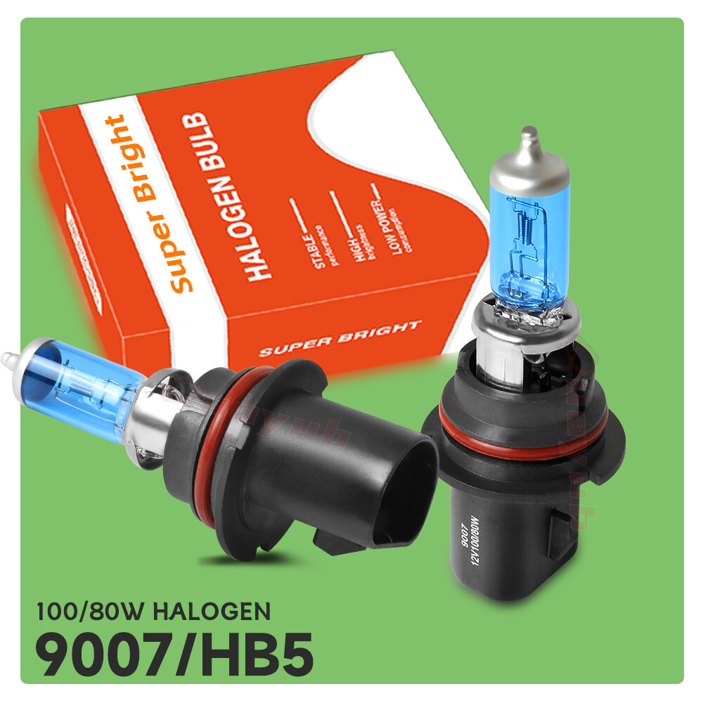 For Ford Crown Victoria 1998-2011 2pc 9007 Headlight High/Low Beam Bulbs Halogen