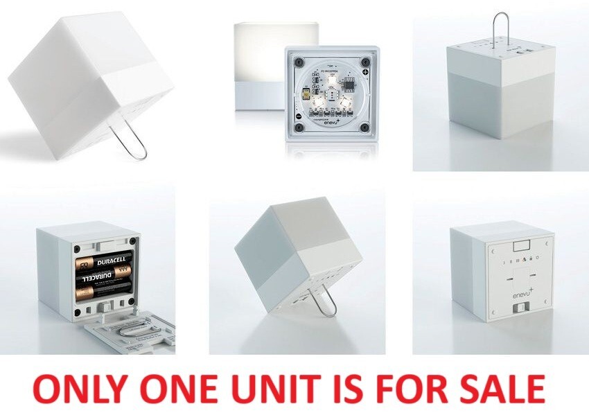 enevu CUBE Personal LED Light White / Color Changing Emergency-Flash SOS Mode