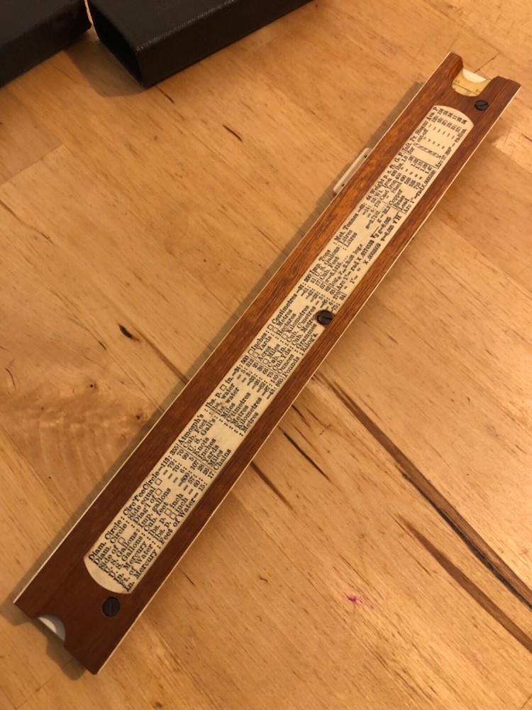 Vintage Keuffel&Esser Co polyphase Slide Rule