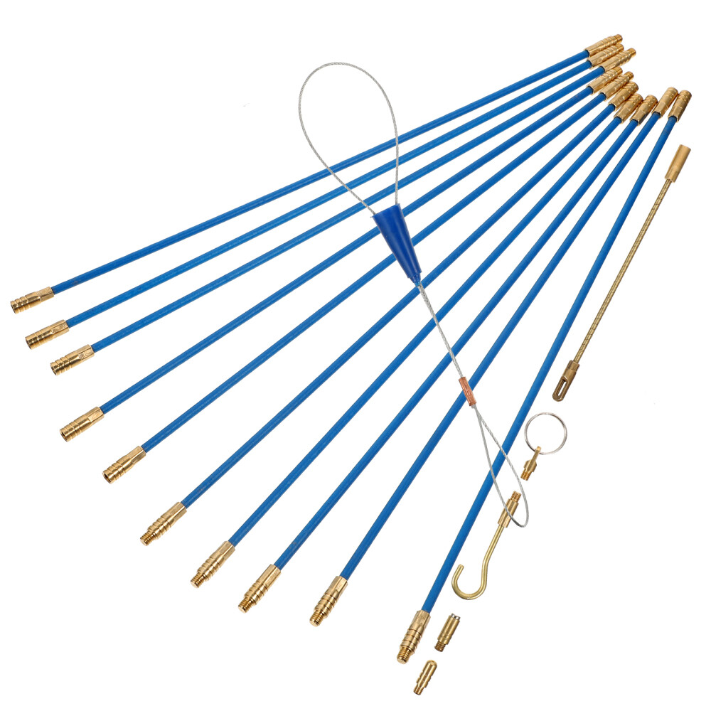 Wall Cable Set Electrical Wire Running Kit Fish Sticks Tape Puller