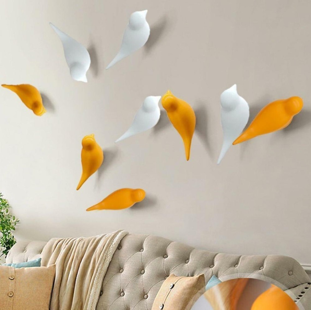 Modern Ideas Wall Hooks Bird Decorative Hooks Coat Hangers Rack Hooks