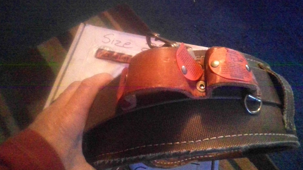 Buckingham 1902 climbing belt