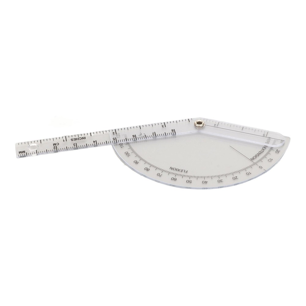 Orthopedic Protractor Transparent Plastic Accurate Range For Joint Measurement