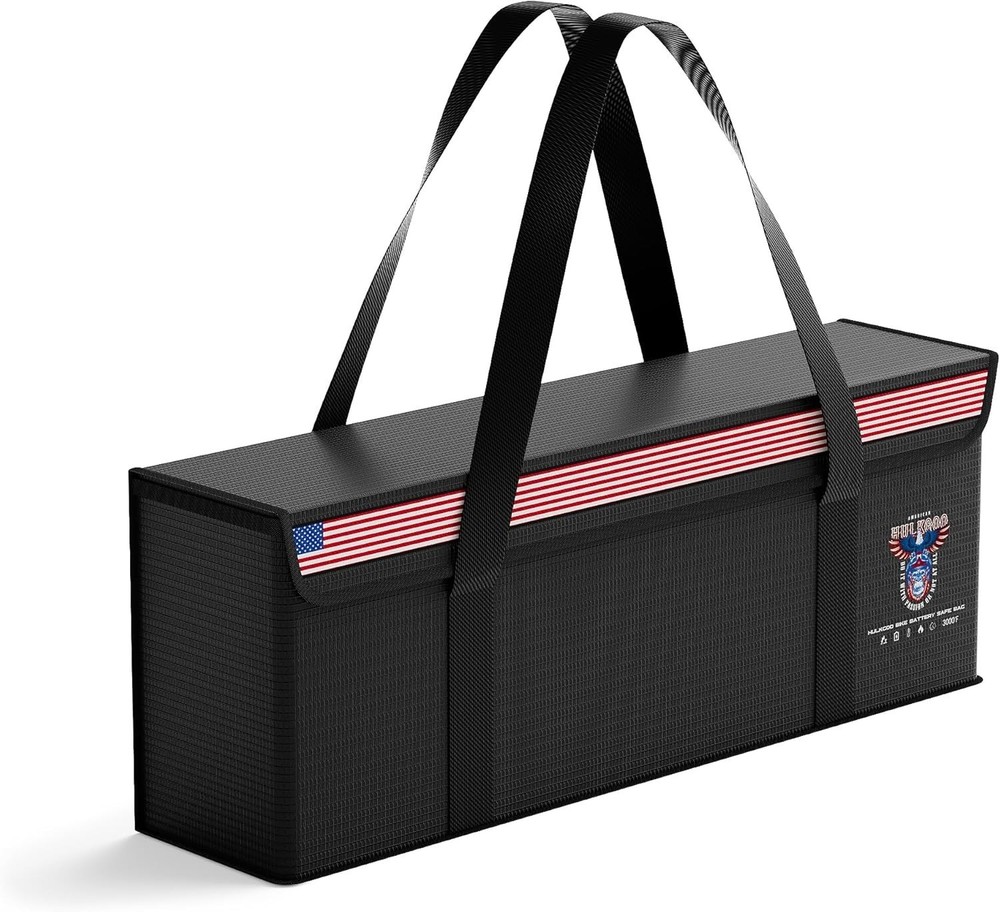 Fireproof Explosion-Proof Waterproof Lipo Ebike Battery Storage Bag Safe Case