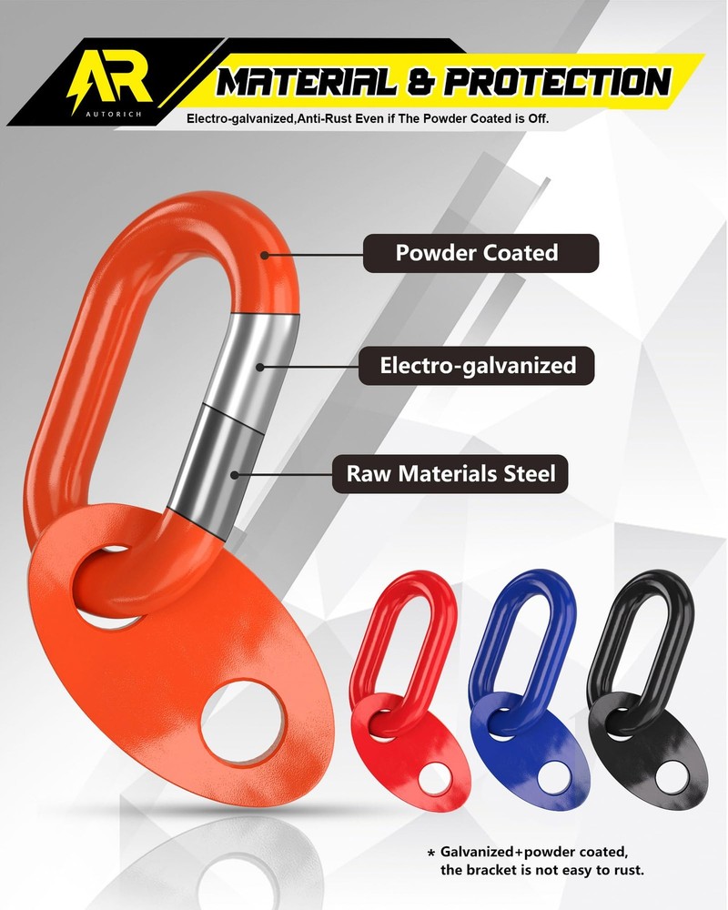 AUTORICH 7100 Lifting Bracket Set for Engine 4 HeavyDuty Engine Lift Bracket...