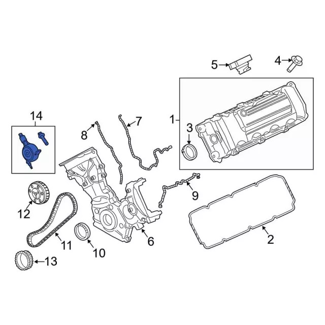 Genuine Engine Variable Valve Timing (Vvt) Solenoid BR3Z-6M280-F