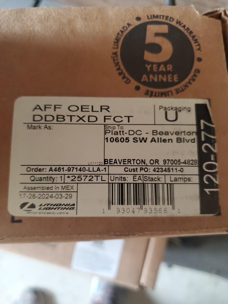 Lithonia Lighting Affinity Architectural Emergency Lighting