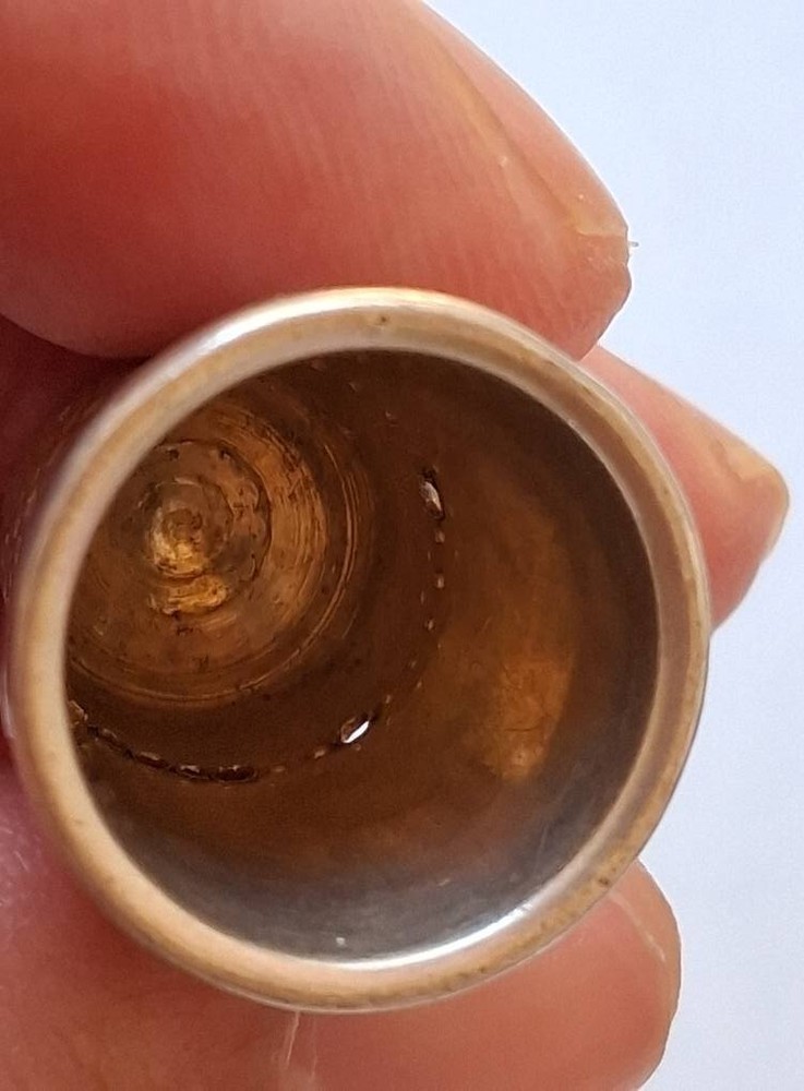 Vintage Sterling Silver Thimble