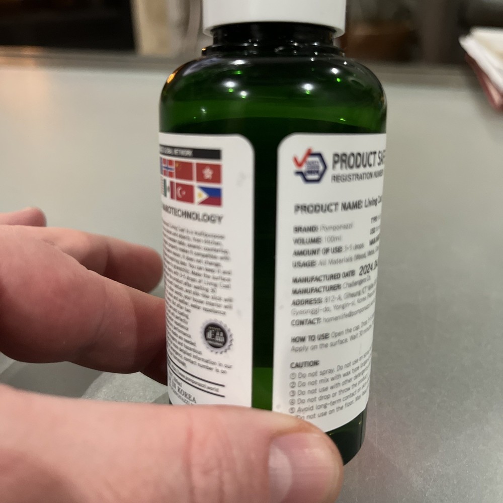 Pomponazzi Ceramic Coating Seal & Protect Kitchen & Bath Surfaces, 80% Full…