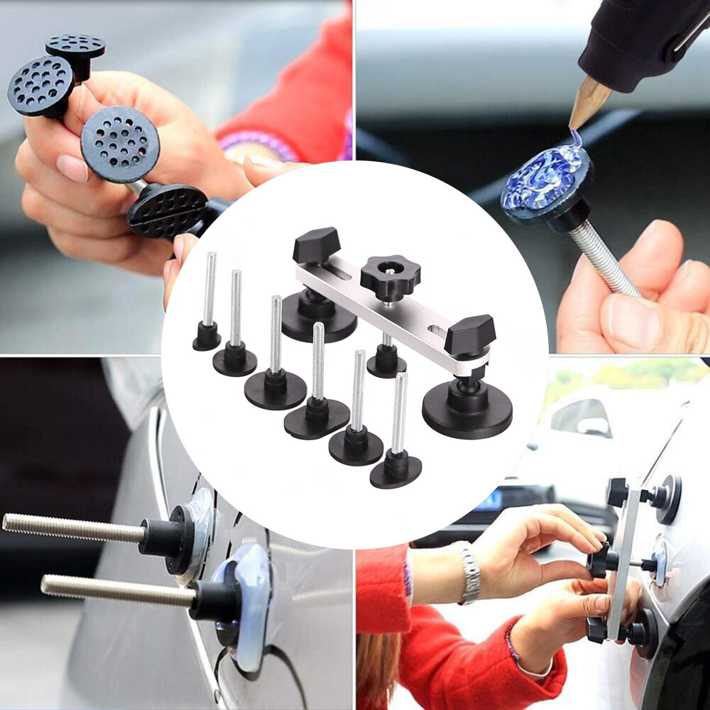 Paintless Car Dent Repair Kit Puller Removal Kit Hail Damage Remover Puller Tool