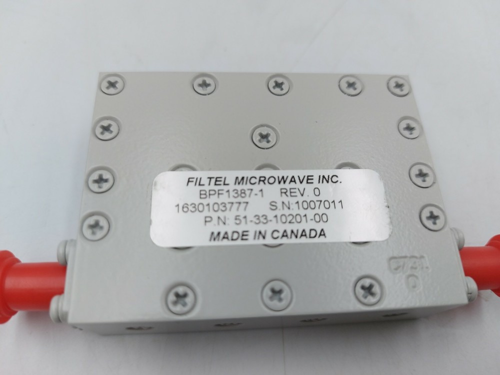 Filtel microwave BPF1387-1 BANDPASS FILTER