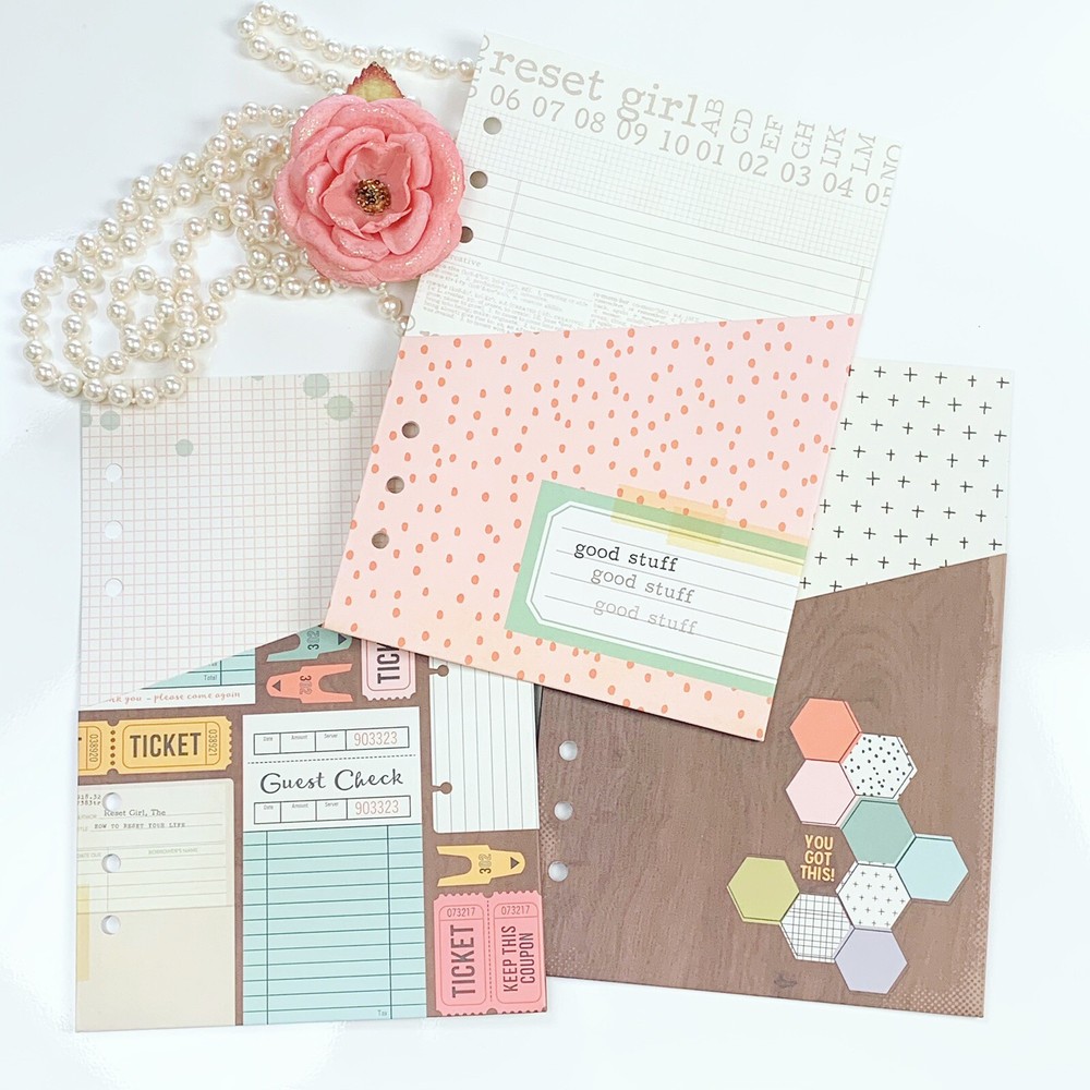 JORNAL PLANNER POCKETS  3x A5 Double-sided