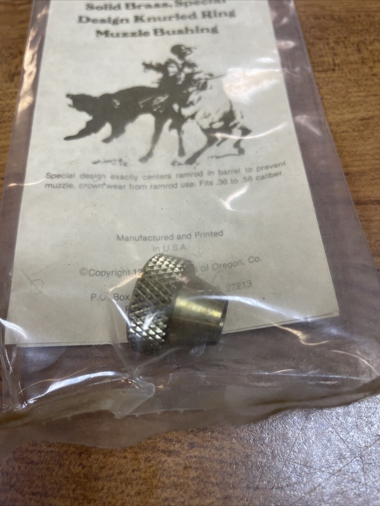 black powder muzzle guard Mikes #2895 NOS Brass