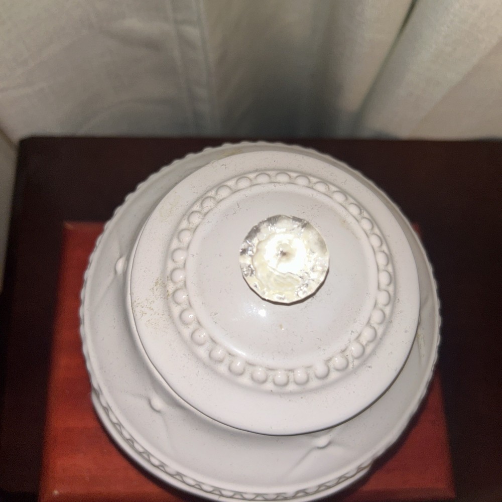 NEW Young's White Ceramic BLESSINGS JAR Only