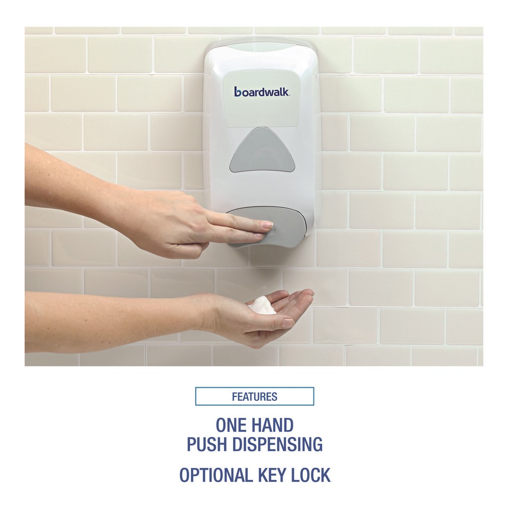 Boardwalk® Soap Dispenser, 1250mL, Gray
