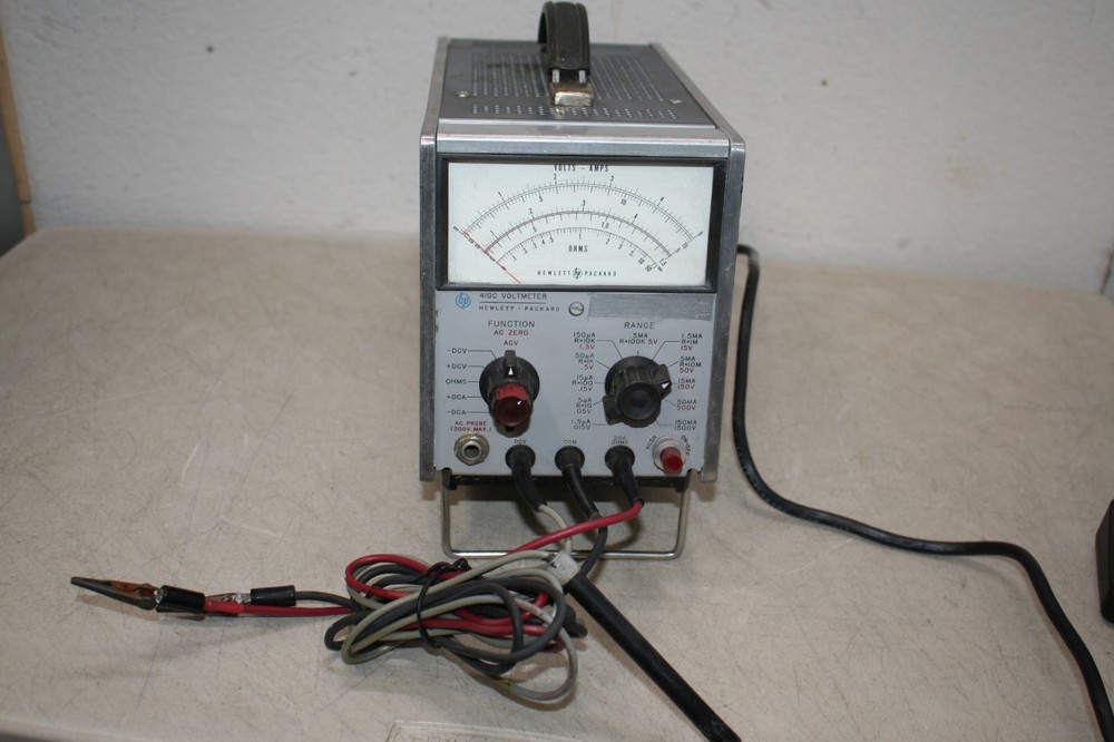 HP 410C Voltmeter Powers On-Untested